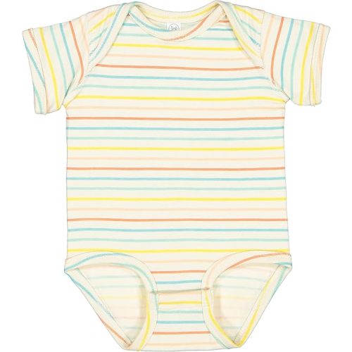 RABBIT SKINS, Baby Soft Fine Jersey Short Sleeve Bodysuit