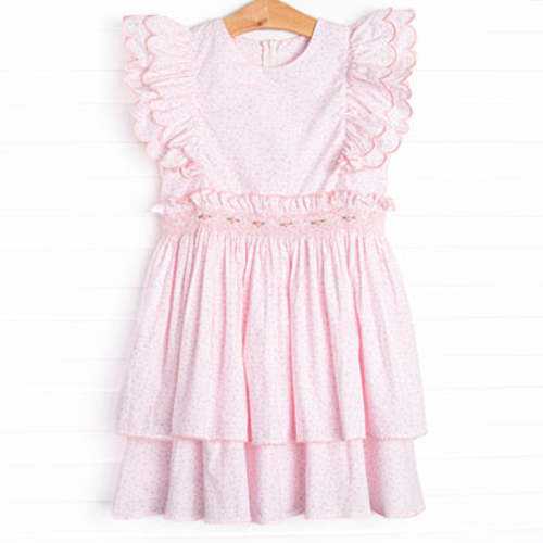 Bleu: Merritt Smocked Dress, Pink – Stitchy Fish