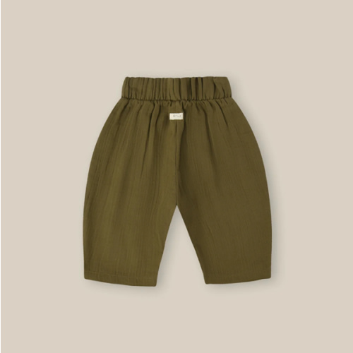 Olive Fisherman Pants | Organic Zoo | Size 6-12