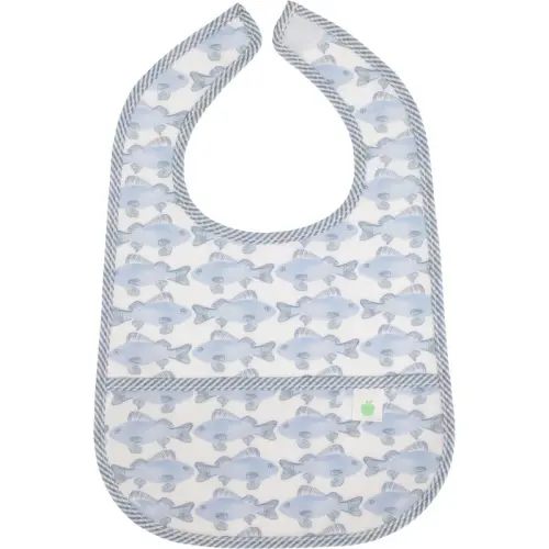 The Wipe It Bib in Fish