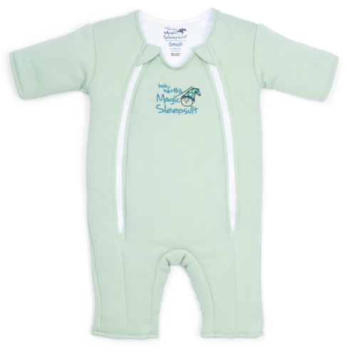 Sage Green Baby Merlin’s Magic Sleepsuit – 100% Cotton Sleep Solution