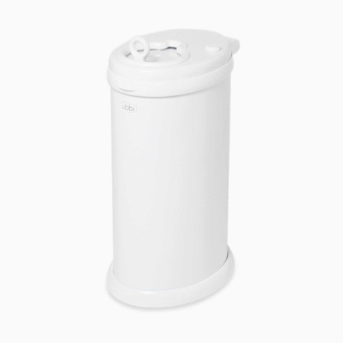 Steel Diaper Pail - White - White