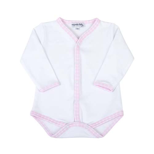 New Beginnings Long Sleeve Bodysuit - Pink