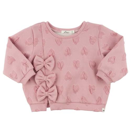 Pucker Hearts Chelsea Bows Sweatshirt