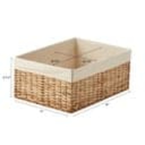 Natural Montauk Woven Rectangular Storage Bins | The Container Store