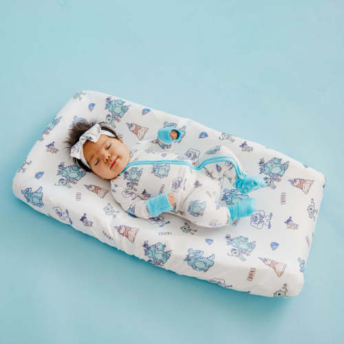 Premium Knit Diaper Changing Pad Cover - Monsters, Inc. Friends