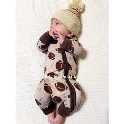 Baby Football Bamboo Sleeper