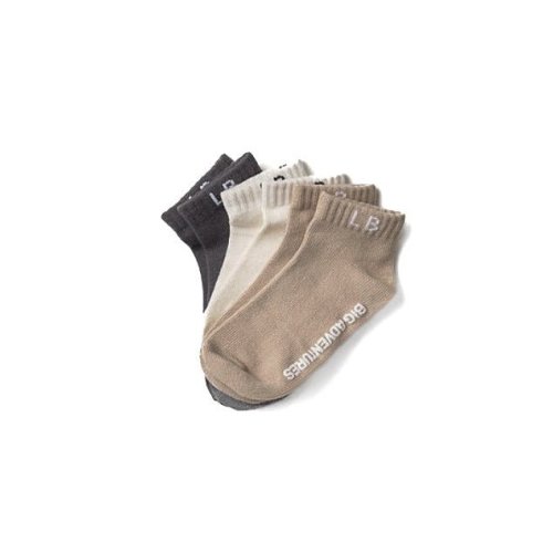 Little Bipsy | Ankle Sock 3-Pack - Driftwood Mix