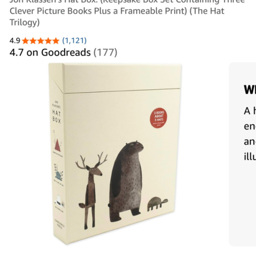 Jon Klassen's Hat Box: (Keepsake Box Set Containing Three Clever Picture Books Plus a Frameable Print) (The Hat Trilogy)