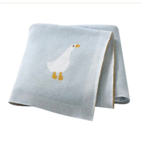 Goose Knitted Blanket