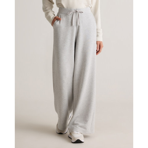 SuperSoft Fleece Wide Leg Pants in Dried Fig