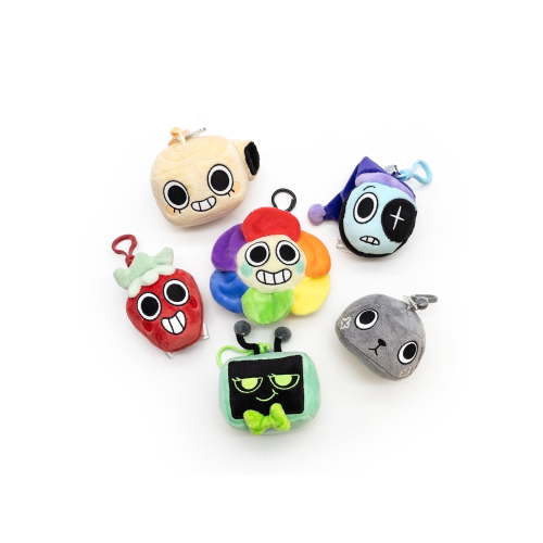 Dandy's World Single Mystery Plush Bag Clip Keychains - 6 Characters to Collect - Officially Licensed by CultureFly