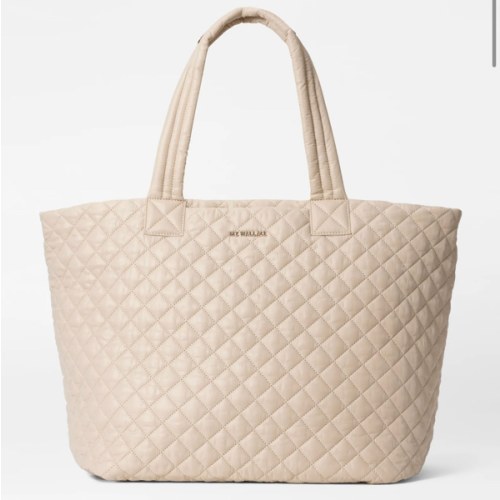 MZ Wallace Buff Ivory Large Metro Tote Bag Deluxe - Luxury Tote Handbags | MZ Wallace