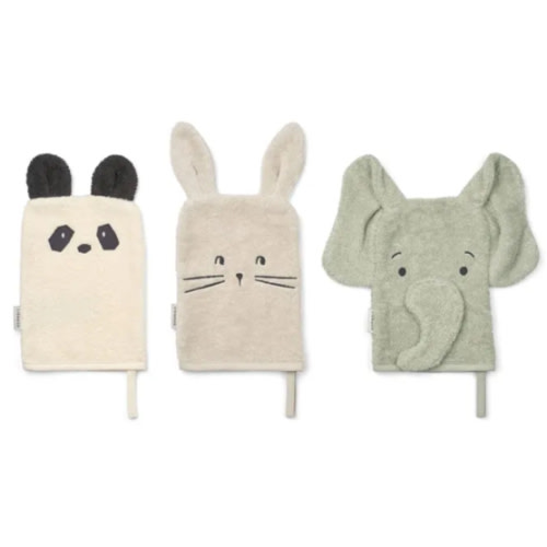 Sylvester Washcloths - Set of 3 | Dove mix