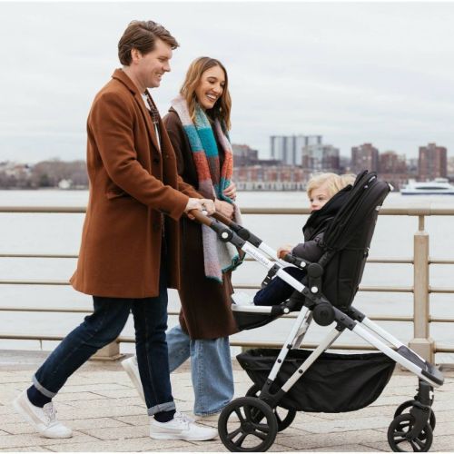 Mockingbird Single-To-Double Stroller 2.0 - Black Windowpane
