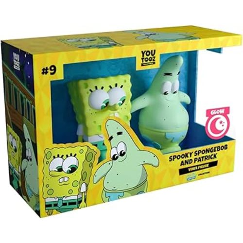 Youtooz Spooky Spongebob and Patrick 4" Inch Vinyl Figure, Collectible Spooky Spongebob & Patrick 2-Pack Figure