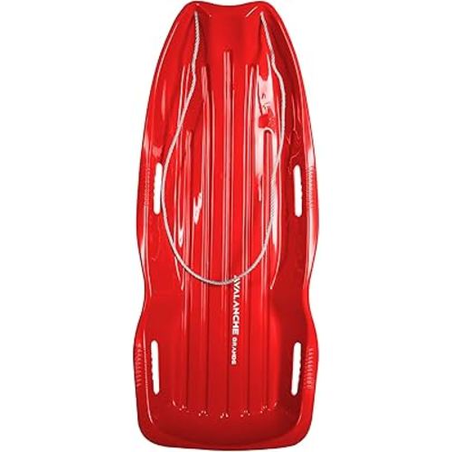 Avalanche Brands - Sprinter Snow Sled includes Pull Rope and Handles (48") - Fit for 2 Riders