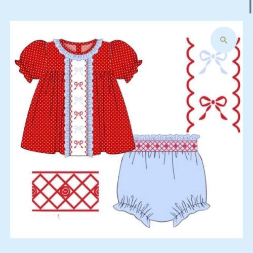 PO47 America the Bowtiful Bloomer Set – Honey Bear Boutique, LLC