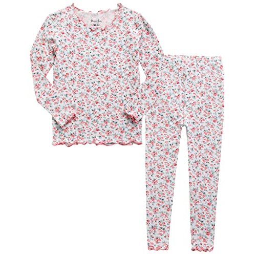 Vaenait baby 6M-12Y Infant Kids Toddler Girls Boys Soft Comfy Modal Tencel Sleepwear Pajamas 2pcs Set