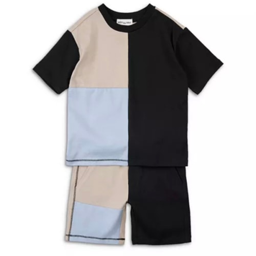 Boys' Color Blocked Tee & Shorts Set - Baby
