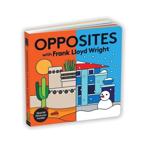Opposites with Frank Lloyd Wright - by Mudpuppy (Board Book)