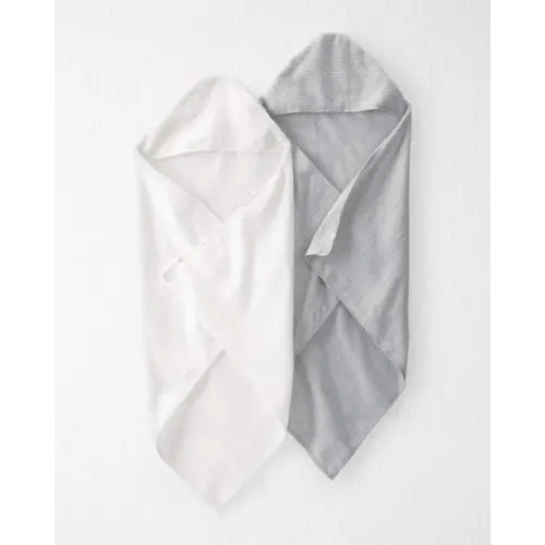 Baby 2-Pack Organic Cotton Towels - Little Planet | Carter's