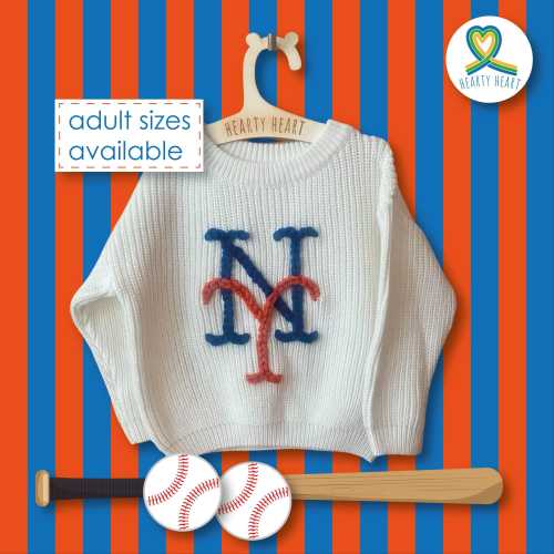 NY Mets, Baby name sweater, Mets sweater, Mets baby, New born baby clothes, gender reveal ideas, New York Mets shirt, OMG Mets