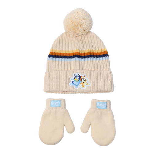 Character Toddler Beanie and Mittens, 2-Piece Set
