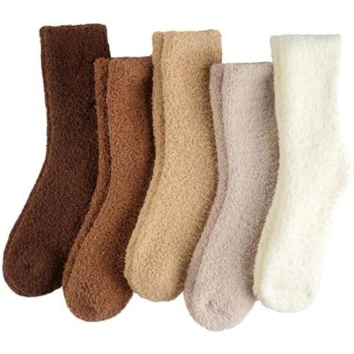 Fuzzy Socks for Women, Fall Fluffy Slipper Socks, Cozy Home Socks