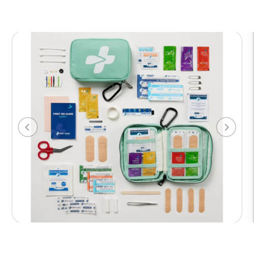 First Aid Seafoam Green GoKit (130 pcs) - KEEP>GOING First Aid