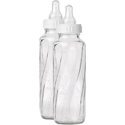 Evenflo Feeding Classic Glass Bottle, Twist Bottles, 8 Oz, 6 Bottles (Pack of 12)