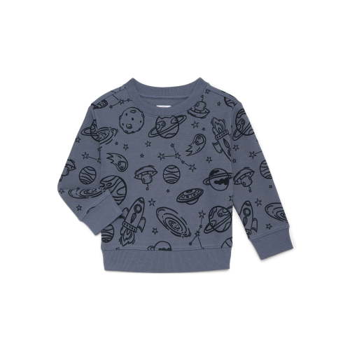 Wonder Nation Toddler Boy Long Sleeve Cozy Top, Sizes 12M-5T