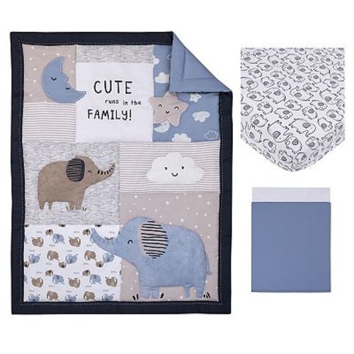 Carter's 3-pc. Elephant Crib Bedding Set