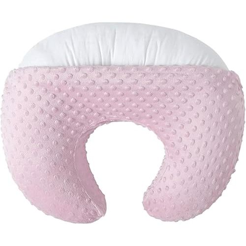 Nursing Pillow and Positioner for Breastfeeding, Ultra Soft Baby Breastfeeding Pillows for More Support for Mom and Baby, with Premium Removable Cover (Blushing Bride)