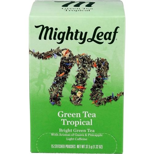 Mighty Leaf Tea Green Tea Tropical Tea, 15 Count