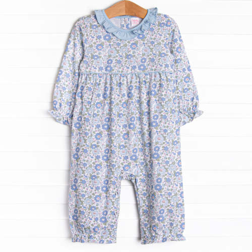 Bellflower Beauty Romper, Blue – Stitchy Fish