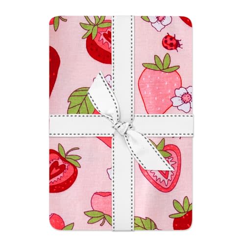 Butterblu Frankie Fitted Crib Sheet 100% Organic Cotton for Baby & Toddler Mattress, Breathable for Boys & Girls, Berry Best, One Size | GOTS Certified Organic Cotton for Baby, Toddler Girls, Boys, Unisex, Machine Washable, Fits Standard Mattresses, 28...