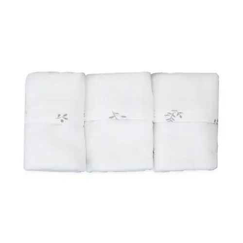 Bubba Blue Organic 3 Pack Washcloth White | Baby Bunting AU
