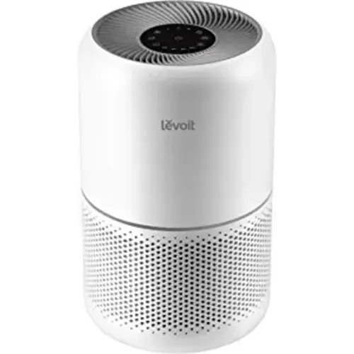 LEVOIT Air Purifier for Home Allergies Pets Hair in Bedroom, Covers Up to 1095 Sq.Foot Powered by 45W High Torque Motor, 3-in-1 Filter, Remove Dust Smoke Pollutants Odor, Core 300, White - Cream White Core 300