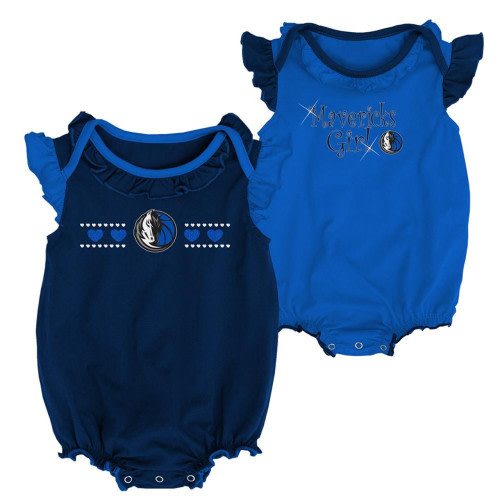 Dallas Mavericks Creeper 2 Pack Homecoming Bodysuit Set