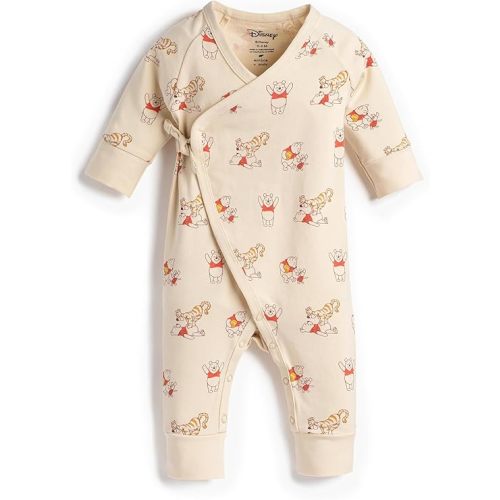 MONICA + ANDY Baby Organic Kimono Tie One-Piece