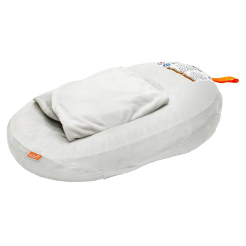 Boon Puff+ Inflatable Baby Bather - Infant Bathtub Includes Microfleece Cover, Swaddle Wings, and Storage Bag – Inflatable Baby Bathtub for Newborns and Infants