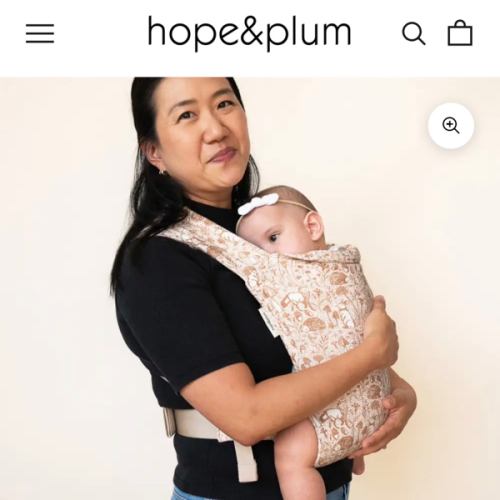 Woodland Lark Baby Carrier | Size-Inclusive & Cozy for Adventures