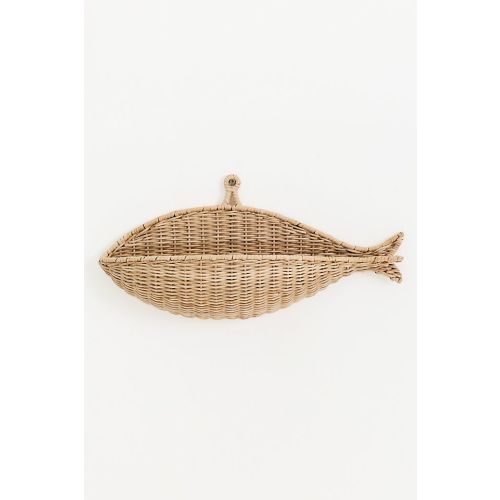 Pesce Wicker Wall Basket