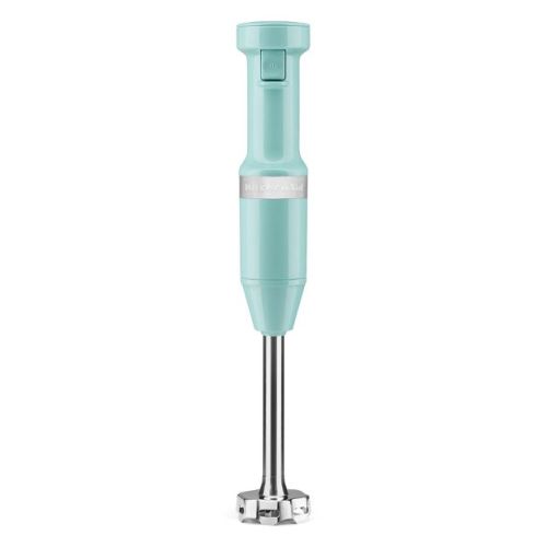 KitchenAid Variable-Speed Hand Blender - Aqua: 3-Speed Immersion Hand Mixer, BPA-Free, Dishwasher-Safe Parts