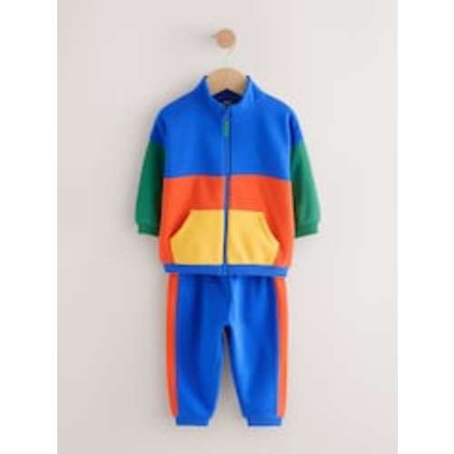 Buy Green/Blue Colour Block Full Zip Sweat and Joggers Set (3mths-7yrs) from Next USA