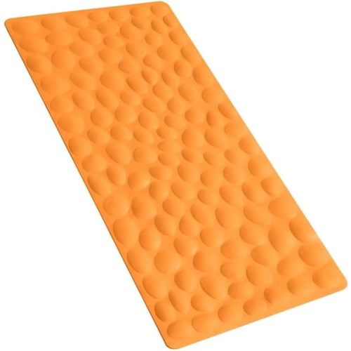 Non-Slip Bathtub Mat OTHWAY (Orange, 16x31.5 inch)