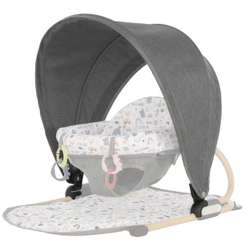 Dream On Me Snug Canopy, Gray, (Model # 430C-GRAY)
