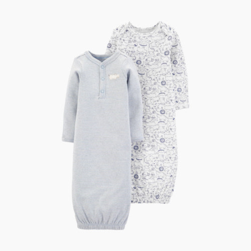 Carter's Gown (2 Pack) - Blue Multi, Newborn