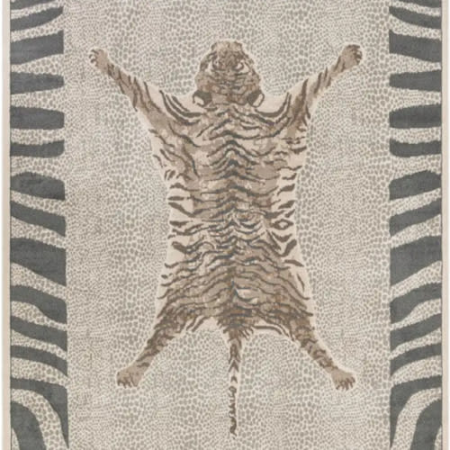 Gray and Ivory 9' x 12' Savannah Rug | Rugs.com
